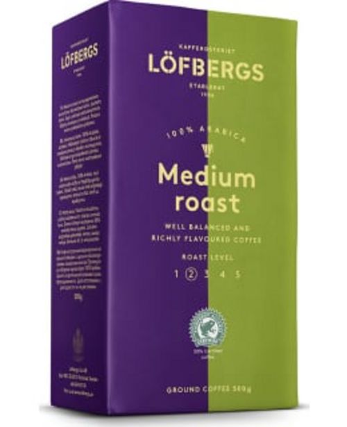 Löfbergs Medium Roast 500g Kahvi -tarjous hintaan 5,15€