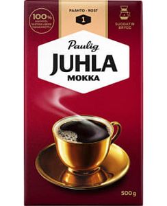 Paulig Juhla Mokka 500g Kahvi Suodatinjauhatus tuote hintaan 6,29€ liikkeestä Kärkkäinen