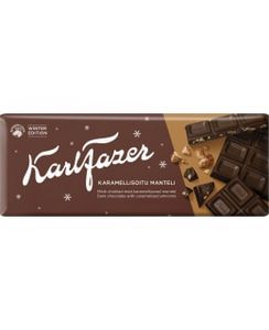 Karl Fazer Karamellisoitu Manteli Tumma Suklaa Winter Edition 200 G Suklaalevy tuote hintaan 2,99€ liikkeestä Kärkkäinen
