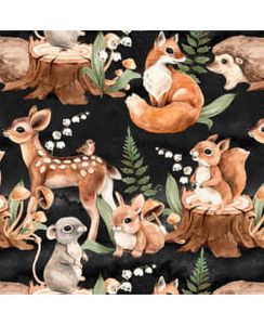 Textil Metsän Eläimet 150 Cm Trikookangas tuote hintaan 18,9€ liikkeestä Kärkkäinen