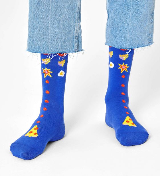 Pizza Invaders Sock tuote hintaan 7,96€ liikkeestä Happy Socks