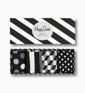 4-Pack Classic Black & White Socks Gift Set tuote hintaan 45€ liikkeestä Happy Socks