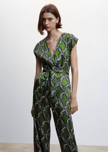 Chain-print jumpsuit tuote hintaan 45,99€ liikkeestä Mango