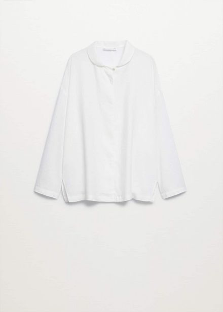 Linen pyjama shirt tuote hintaan 19,99€ liikkeestä Mango