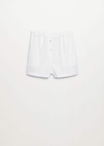 Linen pyjama shorts tuote hintaan 15,99€ liikkeestä Mango
