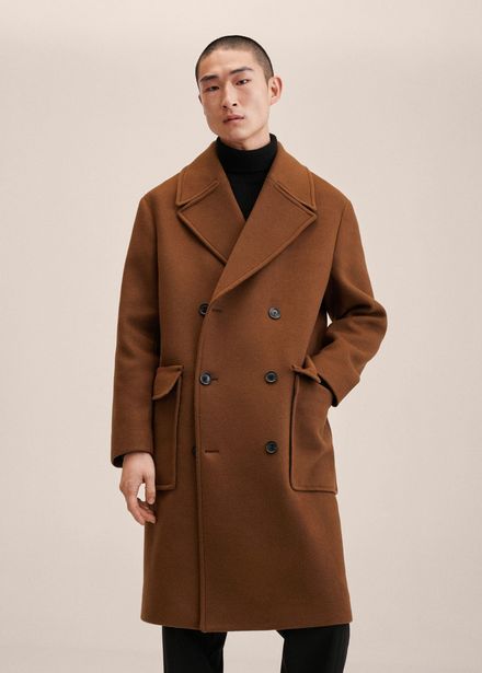 Recycled wool oversize coat tuote hintaan 99,99€ liikkeestä Mango