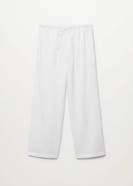 Linen pyjama trousers tuote hintaan 17,99€ liikkeestä Mango
