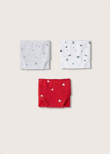 3-pack of Christmas panties tuote hintaan 7,99€ liikkeestä Mango
