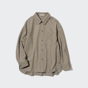 Brushed Jersey Shirt Jacket tuote hintaan 39,9€ liikkeestä Uniqlo
