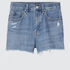 High Rise Denim Shorts tuote hintaan 9,9€ liikkeestä Uniqlo