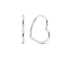 Asymmetrical Heart Hoop Earrings tuote hintaan 45€ liikkeestä Pandora