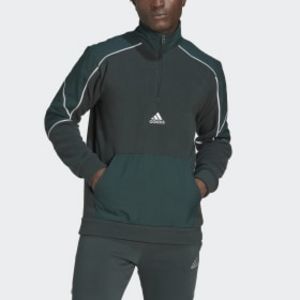 Essentials Reflect-in-the-Dark Polar Fleece Quarter-Zip Top tuote hintaan 35€ liikkeestä Adidas