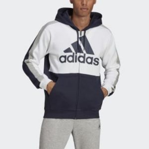 Essentials Colorblock Fleece Full-Zip Hoodie tuote hintaan 59,5€ liikkeestä Adidas