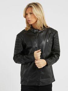Faux leather biker jacket tuote hintaan 180€ liikkeestä GUESS
