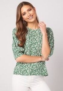 Naisten pusero Happy Holly 907167340, vihreä tuote hintaan 12,95€ liikkeestä Hobby Hall