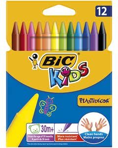 Bic Kids muovivahaliitu Plastidecor 12kpl tuote hintaan 2,99€ liikkeestä Puuilo